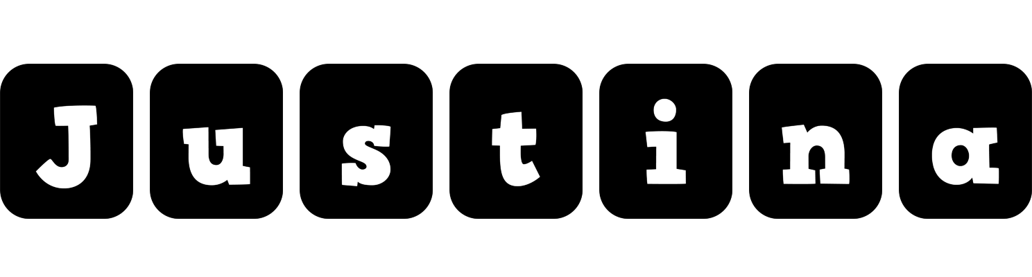 Justina box logo