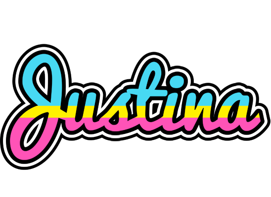 Justina circus logo