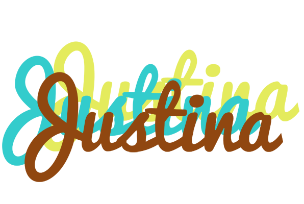 Justina cupcake logo