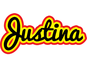 Justina flaming logo