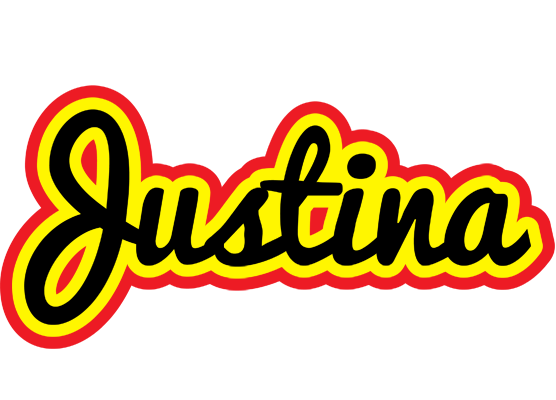 Justina flaming logo