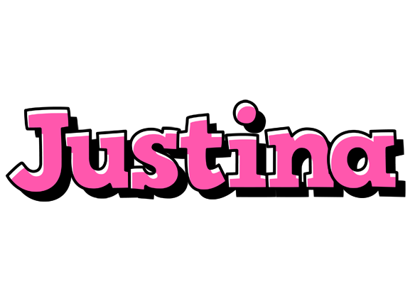 Justina girlish logo