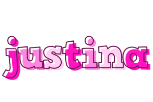 Justina hello logo