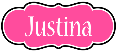 Justina invitation logo