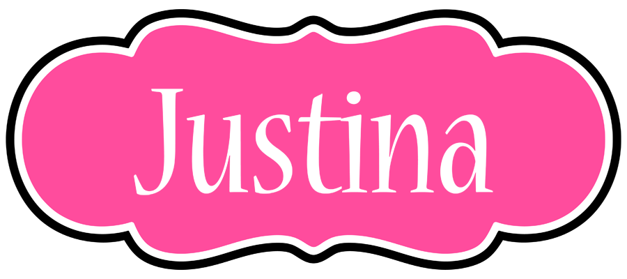 Justina invitation logo