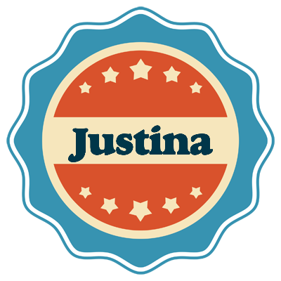 Justina labels logo