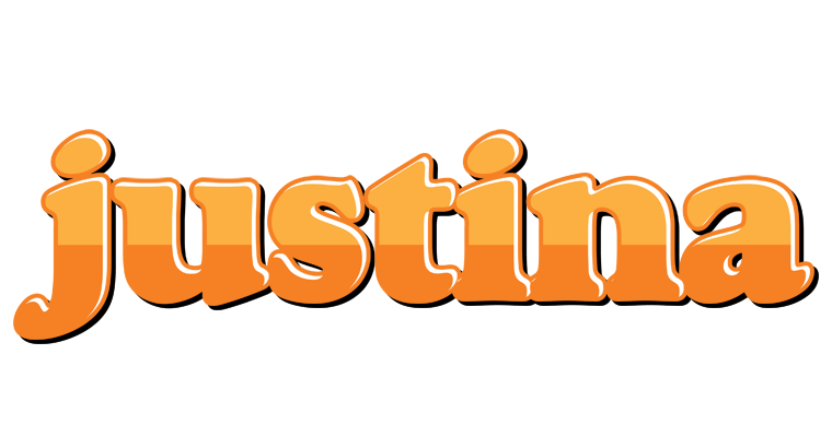 Justina orange logo