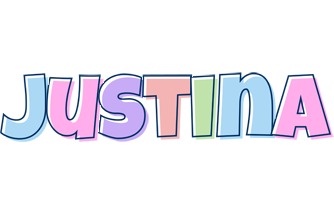 Justina pastel logo