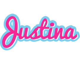 Justina popstar logo