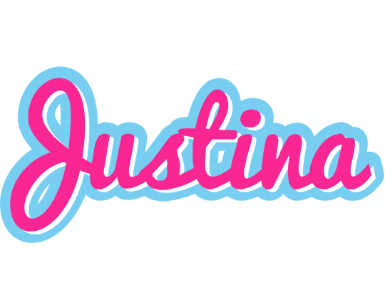 Justina popstar logo