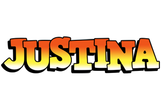 Justina sunset logo