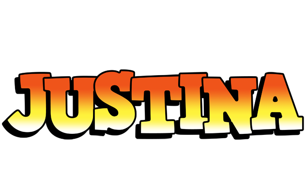 Justina sunset logo