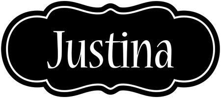 Justina welcome logo