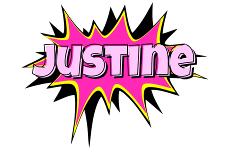 Justine badabing logo