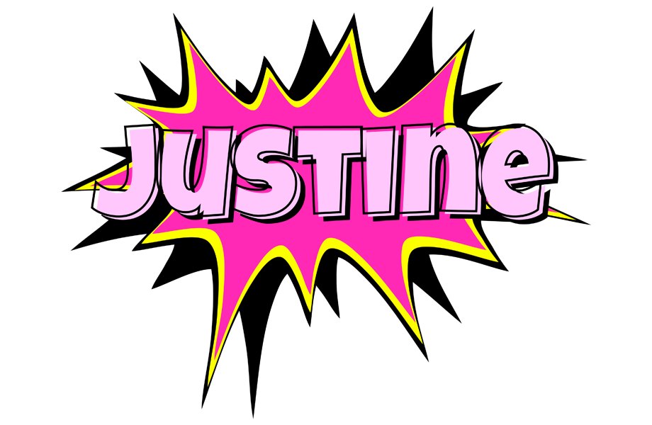 Justine badabing logo
