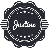 Justine badge logo