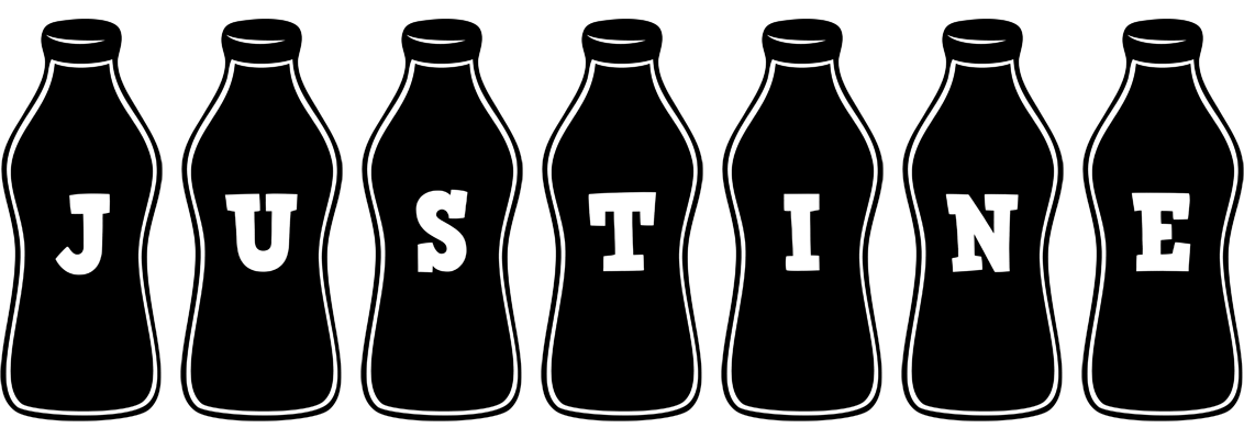 Justine bottle logo