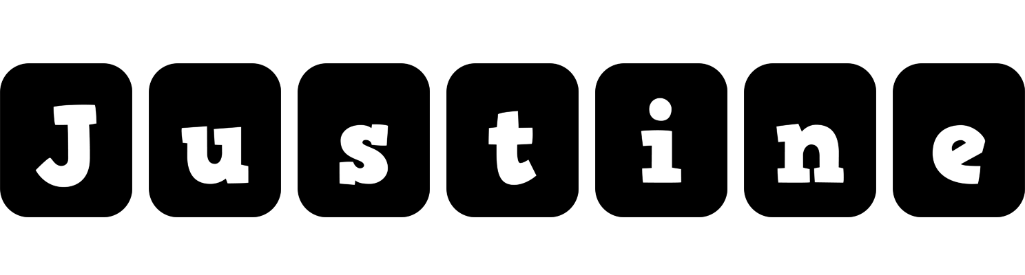 Justine box logo