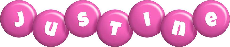 Justine candy-pink logo