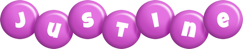 Justine candy-purple logo