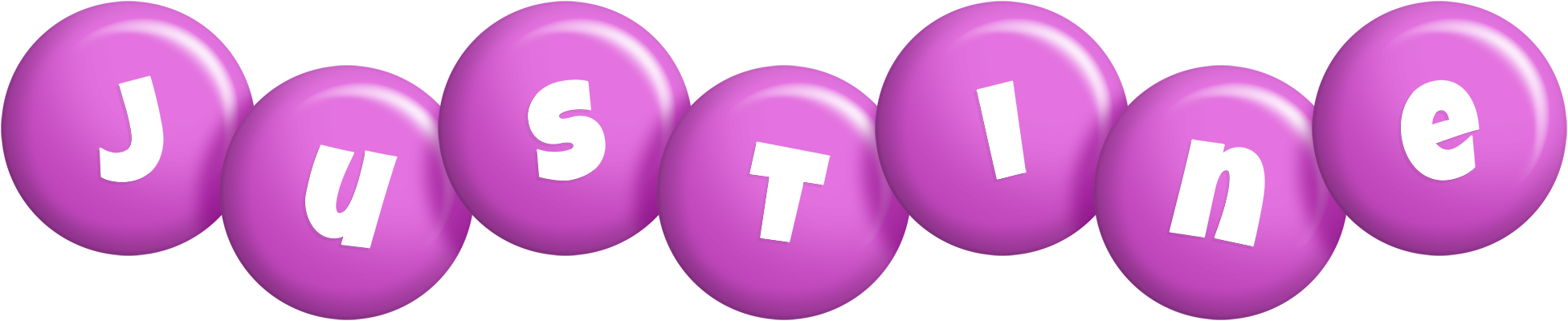 Justine candy-purple logo
