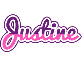 Justine cheerful logo