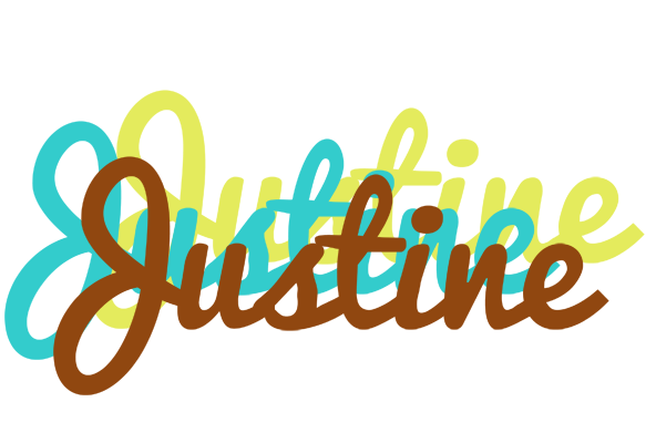 Justine cupcake logo