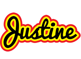 Justine flaming logo