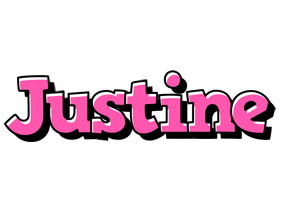 Justine girlish logo