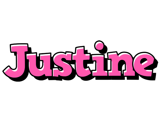 Justine girlish logo