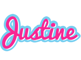 Justine popstar logo