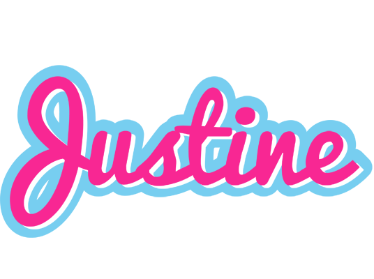 Justine popstar logo