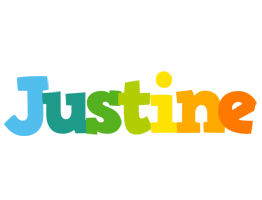 Justine rainbows logo