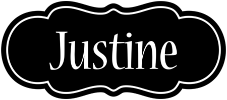 Justine welcome logo
