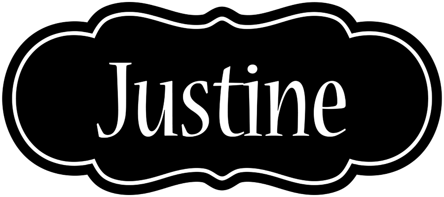 Justine welcome logo