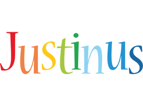 Justinus birthday logo