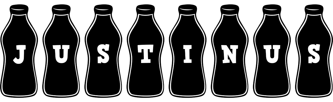 Justinus bottle logo