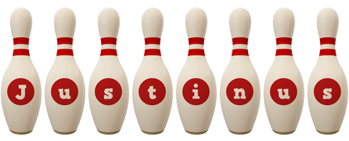 Justinus bowling-pin logo