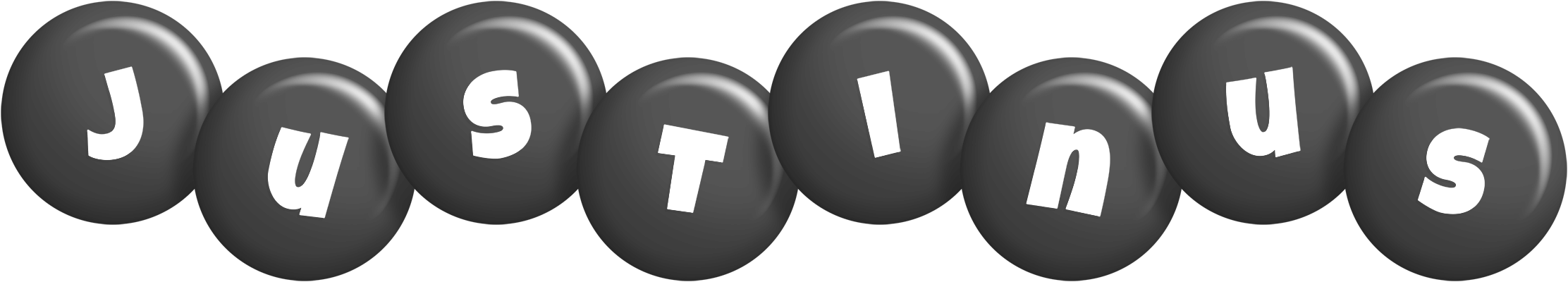 Justinus candy-black logo