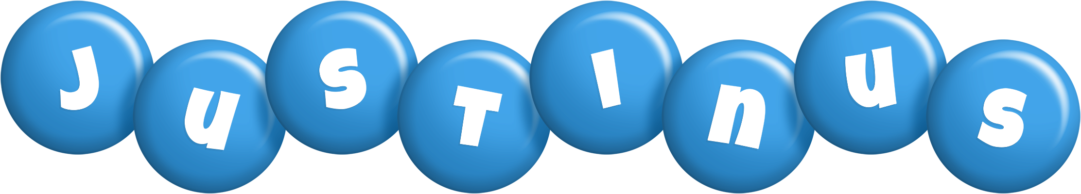 Justinus candy-blue logo