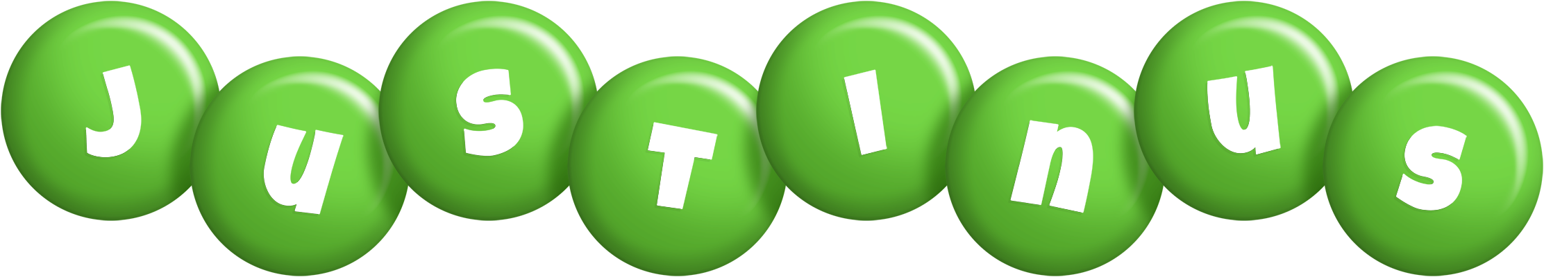 Justinus candy-green logo