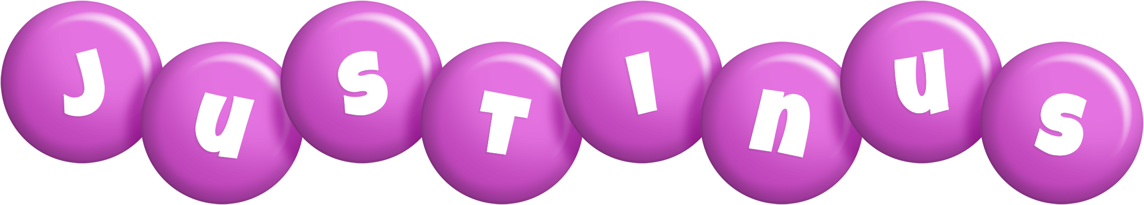 Justinus candy-purple logo