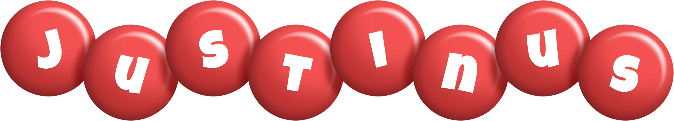 Justinus candy-red logo