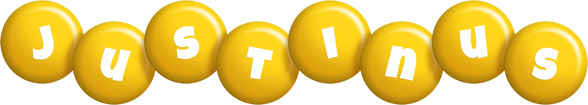 Justinus candy-yellow logo