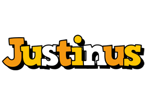 Justinus cartoon logo