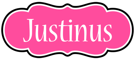 Justinus invitation logo