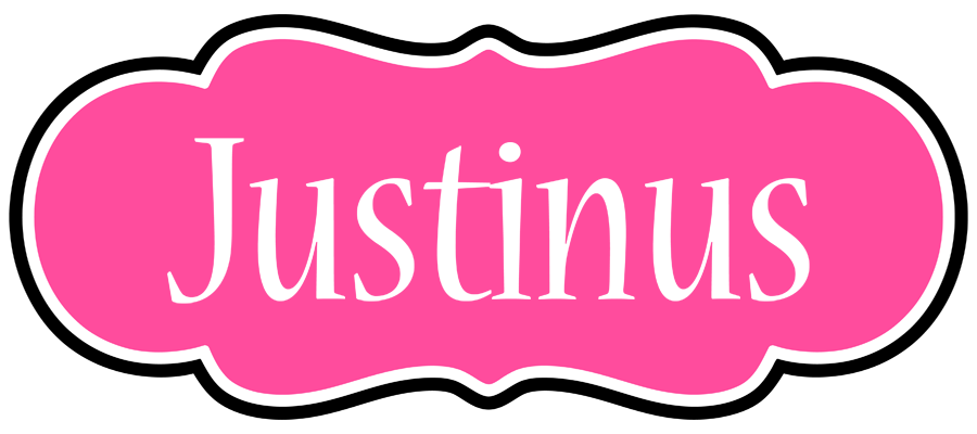 Justinus invitation logo