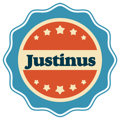 Justinus labels logo