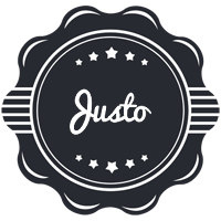 Justo badge logo