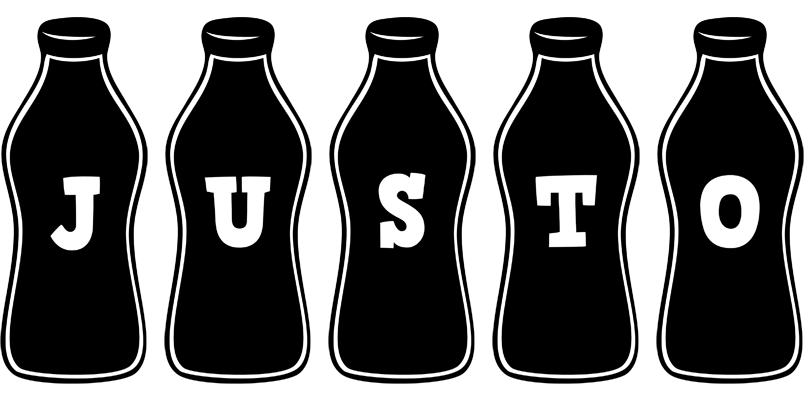 Justo bottle logo